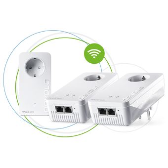 Adaptador de Rede Powerline Devolo MAGIC 2 WiFi next Multiroom Kit | Branco - 1