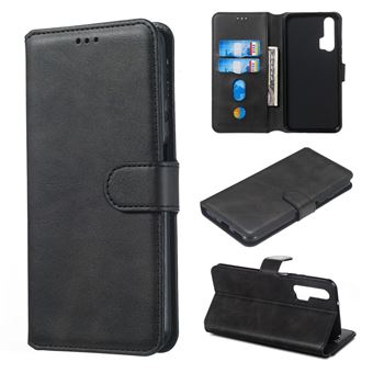 Capa Magunivers | PU + TPU clássico com apoio Preto para Huawei Honor 20 Pro/Honor 20/Nova 5T - 1