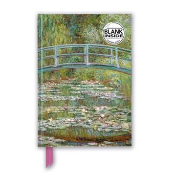 Claude Monet Bridge Over A Pond Of Water Lilies Foiled Blank Journal By Flame Tree Publishing - 1
