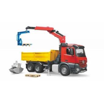 BRUDER MB Arocs Construction truck with accessories