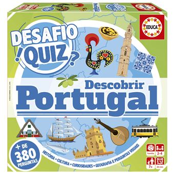 Jogo Educa Desafio Quiz Descobrir Portugal 18220 - 1