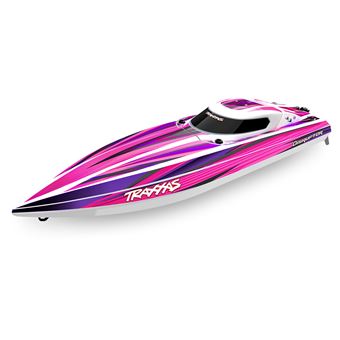 Barco Telecomandado Traxxas Disruptor: 26 Barco brushless VXL-4s Self-Righting | Rosa - 1