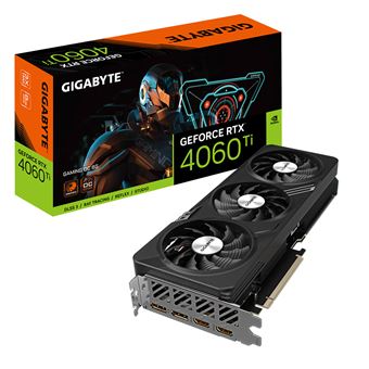 Placa de Vídeo GIGABYTE GAMING GeForce RTX­­ 4060 Ti OC 8G | Preto - 1