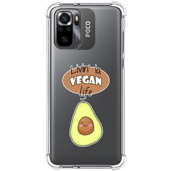 Capa Tumundosmartphone de silicone anti-choque para Xiaomi POCO M5s design Vegan Life desenhos - 1