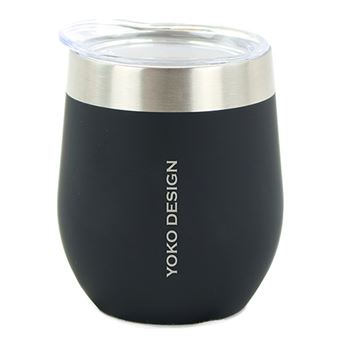 Copo Térmico com Tampa Yoko Design 1758 | 0,25L - Preto - 1