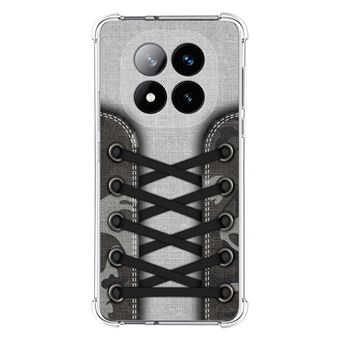 Capa TUMUNDOSMARTPHONE de silicone à prova de choque para Xiaomi Redmi Note 14 Pro+ Plus 5G Tênis Design 16 Desenhos - 1