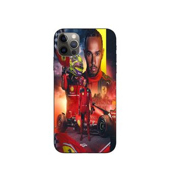 Capa Maniacase para Iphone 13 pro max Lewis Hamilton Scuderia Ferrari F1 oficial - 1