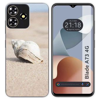 Capa Tumundosmartphone de silicone para ZTE Blade A73 4G desenhos de design de concha - 1