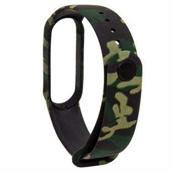 Bracelete / Correia Silicone COOL Estampado Militar para Xiaomi Mi Band 5 - 1