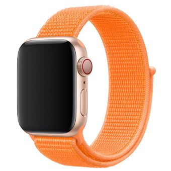 Bracelete NylonSense para Apple Watch Edition Series 7 - 45mm - Laranja - 1