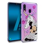 Capa Original da Disney Minnie e Unicórnio para Samsung Galaxy A40