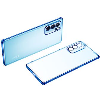 Capa e TPU SULADA galvanizado, Azul para Oppo Reno6 Pro 5G - 1