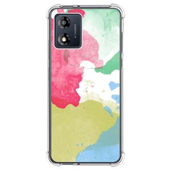 Capa Tumundosmartphone de silicone anti-choque para Motorola Moto E13 desenho aquarela 02 desenhos - 1