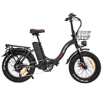 Bicicleta Elétrica DrveTion CT20  |  Potência 750W |  Bateria 48V 10AH |  Rodas 20" |  Travões de Disco  |  Preto - 1