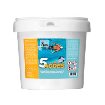 Tratamento Gazellesymbol para Piscinas | 5 Ações Multifunções | 5Kg - 1