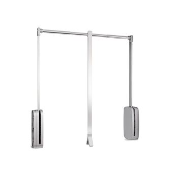 Varão Basculante Emuca para Roupeiro Sling | Regulável 450-600 mm | Até 12 Kg | Aço | Cromado - 1