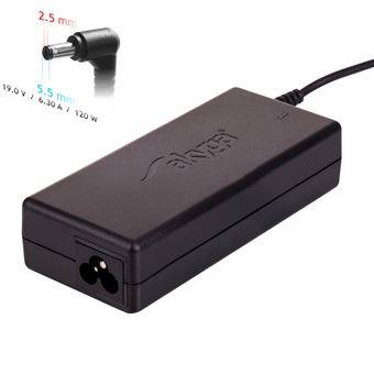 Adaptador e Transformador Akyga AK-ND-44 Ersatz-Netzteil für Notebook Schwarz | Preto - 1