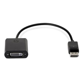 Adaptador de Cabo de Vídeo HP Adaptador DisplayPort para DVI HP | Preto - 1