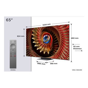 Smart TV TCL C8K 65C89K | QD-Mini LED | 4K UHD | 65'' | 165,1 cm | D - 1