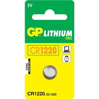 Pilha GP Batteries Lithium Cell CR1220 | Aço inoxidável - 1