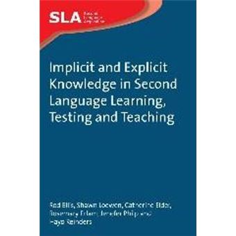 Implicit And Explicit Knowledge In Second Language Learning, Testing And Teaching Second Language Acquisition 42 - 1