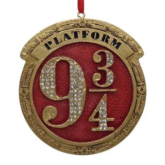 Ornamento de Natal Nemesis Now Harry Potter Plataforma 9 3/4 - 1