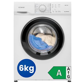 Máquina de Lavar Roupa Bomann WA 7161 | 6 Kg | 1000 RPM | A | Branco - 1