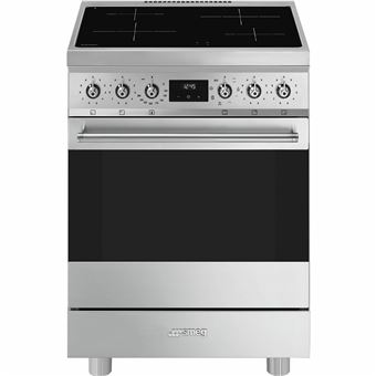 Fogão Smeg Symphony C6IMXM2 | 59.8 cm | 4 Zonas | A | Aço inoxidável - 1