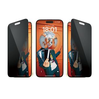 Protetor de Ecrã para Telemóvel PanzerGlass PanzerGlass® Privacy Screen Protector iPhone 15 Plus | Ultra-Wide Fit | Transparente - 1