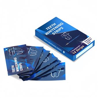 Tiras de Branqueamento de Dentes BAYKAR Suaves e Eficazes | Azul | 7 pares - 1