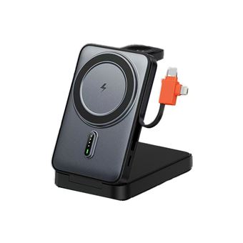 Powerbank dobrável SZSMART WP01 | carregamento magnético | 10000mAh | Preto - 1