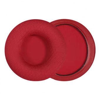 Almofadas para Auscultadores V-REEL para JBL T450 T500BT Tune600 | Vermelho | Tecido de Malha - 1