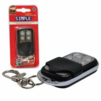 Telecomando Garagem Universal Div 4 Canais 433Mhz - 1