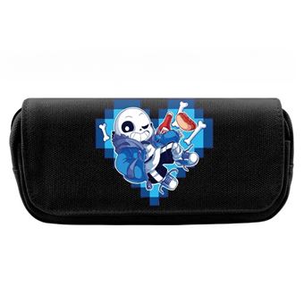 Estojo DreamWorks | Undertale  | 20 x 10 x 7.5 cm | Preto 5312 - 1