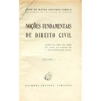 Noções fundamentais de direito civil. [vol. i] - 1