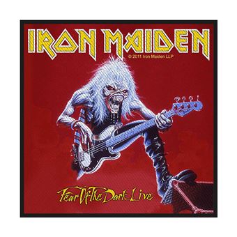 Emblema Rock Off Iron Maiden | Fear Of The Dark Live| Patch - 1