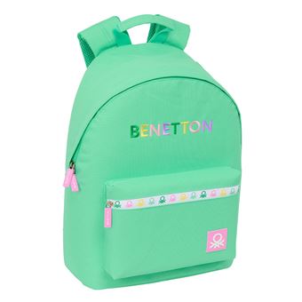 Mochila com Bolsa para Portátil 14" Benetton Mint 2025 | 41x31x16cm - 1