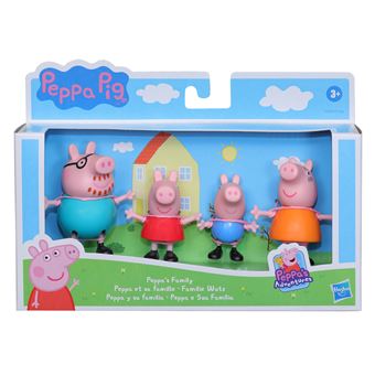 Pack 4 Figuras Hasbro Peppa Pig E Sua Família - 1