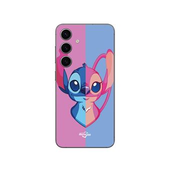 Capa Maniacase para Samsung Galaxy S24 STITCH AND ANGEL BLUE AND PINK - 1