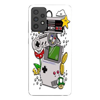 Capa Maniacase para Samsung Galaxy A72 | Consolas Nintendo vintage old school - 1