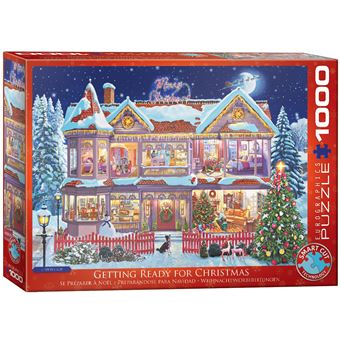 Puzzle Eurographics Natal | Getting Ready Christmas | 1000 Peças - 1
