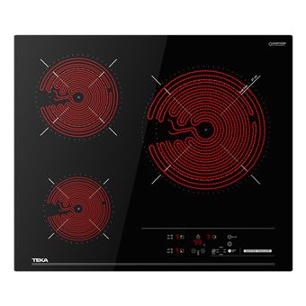Placa de Vitrocerâmica Teka TBC 63620 | Elétrica | 60 cm | 3 Zonas | Preto - 1