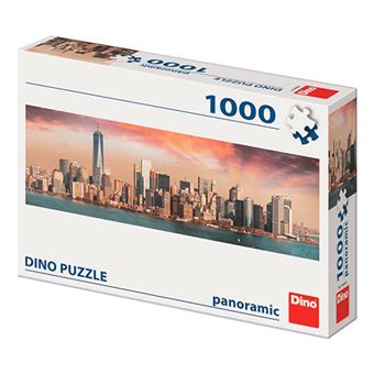 Puzzle DINO 545458 Panoramic Manhattan in the Dusk | 1000 Peças - 1