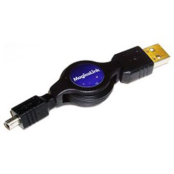 Cabo USB BeMatik de 120cm AM/MiniUSB4Pinm Mitsumi