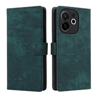 Capa ZURSANA para Tecno Spark 30C 5G KL8H | Pele Sintética | Fecho Magnético | Compartimento para Cartões com Bloqueio RFID | Verde - 1