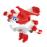 Figura de acção Transform-a-Bot Super Wings Transform ?n Talk Jett Vermelho e Branco_3