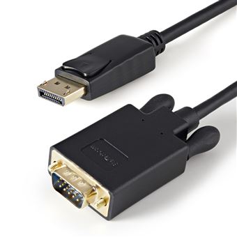 Adaptador de Cabo de Vídeo StarTech.com DP2VGAMM3B | Preto - 1
