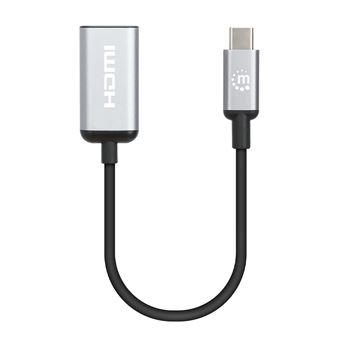 Adaptador de Cabo de Vídeo Manhattan 153706 | Prateado - 1