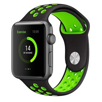 Correia / Bracelete Apple Watch Series 1 / 2 / 3 / 4 / 5 42 / 44 mm Sport Preto - 1
