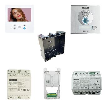 Kit Vídeo Porteiro City Fermax – 9471 VEO-XL WIFI DUOX PLUS 1L - 1